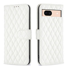 Funda de Cuero Cartera con Soporte Carcasa B19F para Google Pixel 8a 5G Blanco