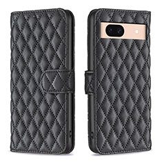 Funda de Cuero Cartera con Soporte Carcasa B19F para Google Pixel 8a 5G Negro