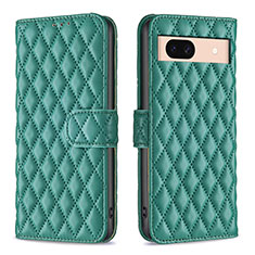 Funda de Cuero Cartera con Soporte Carcasa B19F para Google Pixel 8a 5G Verde