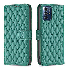 Funda de Cuero Cartera con Soporte Carcasa B19F para Motorola Moto G Play (2023) Verde