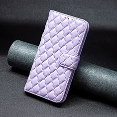 Funda de Cuero Cartera con Soporte Carcasa B19F para Motorola Moto G Power 5G (2023) Morado