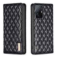 Funda de Cuero Cartera con Soporte Carcasa B19F para Xiaomi Mi 11T 5G Negro