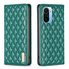 Funda de Cuero Cartera con Soporte Carcasa B19F para Xiaomi Mi 11X Pro 5G Verde