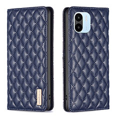 Funda de Cuero Cartera con Soporte Carcasa B19F para Xiaomi Poco C50 Azul