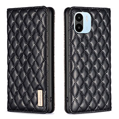 Funda de Cuero Cartera con Soporte Carcasa B19F para Xiaomi Poco C50 Negro