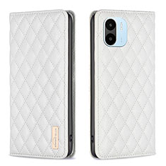 Funda de Cuero Cartera con Soporte Carcasa B19F para Xiaomi Poco C51 Blanco