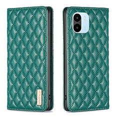 Funda de Cuero Cartera con Soporte Carcasa B19F para Xiaomi Poco C51 Verde