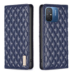 Funda de Cuero Cartera con Soporte Carcasa B19F para Xiaomi Redmi 11A 4G Azul