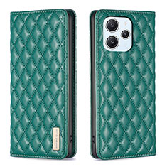 Funda de Cuero Cartera con Soporte Carcasa B19F para Xiaomi Redmi 12 4G Verde