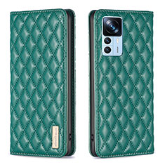 Funda de Cuero Cartera con Soporte Carcasa B19F para Xiaomi Redmi K50 Ultra 5G Verde