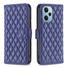 Funda de Cuero Cartera con Soporte Carcasa B19F para Xiaomi Redmi Note 12 Turbo 5G Azul