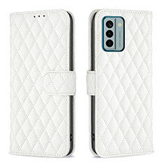 Funda de Cuero Cartera con Soporte Carcasa B20F para Nokia G22 Blanco