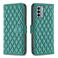 Funda de Cuero Cartera con Soporte Carcasa B20F para Nokia G22 Verde