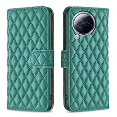 Funda de Cuero Cartera con Soporte Carcasa B20F para Xiaomi Civi 3 5G Verde