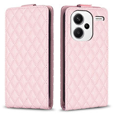 Funda de Cuero Cartera con Soporte Carcasa B20F para Xiaomi Redmi Note 13 Pro+ Plus 5G Oro Rosa