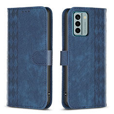 Funda de Cuero Cartera con Soporte Carcasa B21F para Nokia G22 Azul