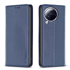 Funda de Cuero Cartera con Soporte Carcasa B22F para Xiaomi Civi 3 5G Azul