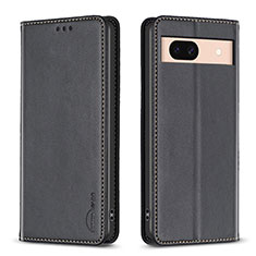 Funda de Cuero Cartera con Soporte Carcasa B23F para Google Pixel 8a 5G Negro