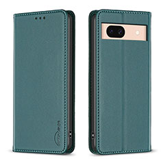 Funda de Cuero Cartera con Soporte Carcasa B23F para Google Pixel 8a 5G Verde