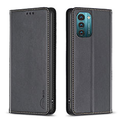 Funda de Cuero Cartera con Soporte Carcasa B23F para Nokia G11 Negro