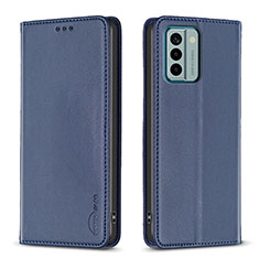 Funda de Cuero Cartera con Soporte Carcasa B23F para Nokia G22 Azul