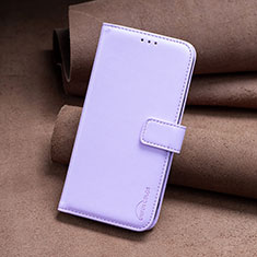 Funda de Cuero Cartera con Soporte Carcasa B23F para Xiaomi Poco F5 5G Purpura Claro