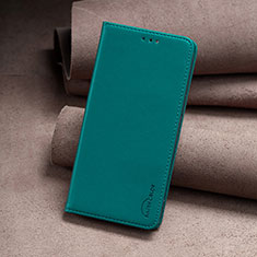 Funda de Cuero Cartera con Soporte Carcasa B24F para Nokia C12 Pro Verde