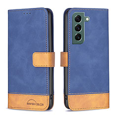 Funda de Cuero Cartera con Soporte Carcasa BF1 para Samsung Galaxy S23 Plus 5G Azul