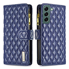 Funda de Cuero Cartera con Soporte Carcasa BF1 para Samsung Galaxy S24 5G Azul