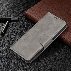 Funda de Cuero Cartera con Soporte Carcasa BF1 para Xiaomi Redmi Note 10 Pro 4G Gris