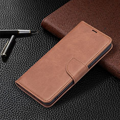 Funda de Cuero Cartera con Soporte Carcasa BF1 para Xiaomi Redmi Note 10 Pro 4G Marron