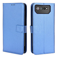 Funda de Cuero Cartera con Soporte Carcasa BY1 para Asus ROG Phone 6 Azul