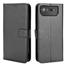 Funda de Cuero Cartera con Soporte Carcasa BY1 para Asus ROG Phone 6 Negro