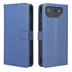 Funda de Cuero Cartera con Soporte Carcasa BY1 para Asus ROG Phone 7 Ultimate Azul