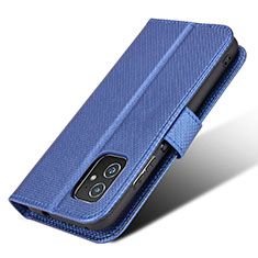 Funda de Cuero Cartera con Soporte Carcasa BY1 para Asus ZenFone 8 Mini Azul