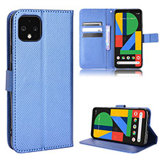 Funda de Cuero Cartera con Soporte Carcasa BY1 para Google Pixel 4 XL Azul