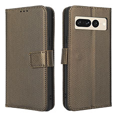 Funda de Cuero Cartera con Soporte Carcasa BY1 para Google Pixel 7 Pro 5G Marron