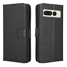 Funda de Cuero Cartera con Soporte Carcasa BY1 para Google Pixel 7 Pro 5G Negro