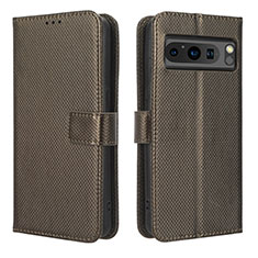 Funda de Cuero Cartera con Soporte Carcasa BY1 para Google Pixel 8 Pro 5G Marron