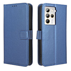 Funda de Cuero Cartera con Soporte Carcasa BY1 para HTC U23 5G Azul