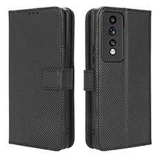 Funda de Cuero Cartera con Soporte Carcasa BY1 para Huawei Honor 80 GT 5G Negro