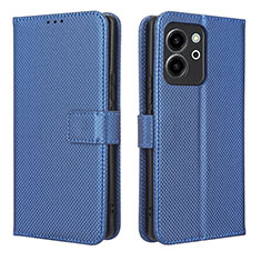 Funda de Cuero Cartera con Soporte Carcasa BY1 para Huawei Honor 80 SE 5G Azul