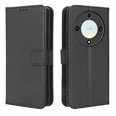 Funda de Cuero Cartera con Soporte Carcasa BY1 para Huawei Honor Magic5 Lite 5G Negro