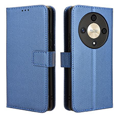 Funda de Cuero Cartera con Soporte Carcasa BY1 para Huawei Honor Magic6 Lite 5G Azul