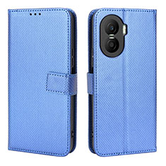 Funda de Cuero Cartera con Soporte Carcasa BY1 para Huawei Honor X40i 5G Azul