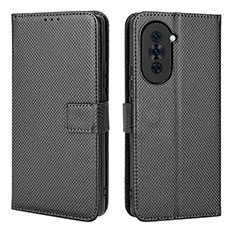 Funda de Cuero Cartera con Soporte Carcasa BY1 para Huawei Nova 10 Negro