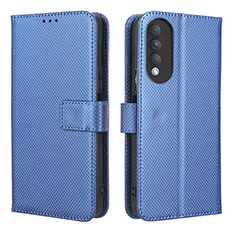 Funda de Cuero Cartera con Soporte Carcasa BY1 para Huawei Nova 10z Azul