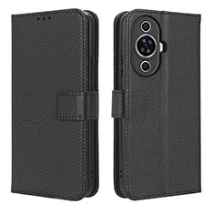 Funda de Cuero Cartera con Soporte Carcasa BY1 para Huawei Nova 11 Pro Negro