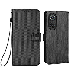 Funda de Cuero Cartera con Soporte Carcasa BY1 para Huawei Nova 9 Pro Negro