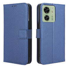 Funda de Cuero Cartera con Soporte Carcasa BY1 para Motorola Moto Edge (2023) 5G Azul